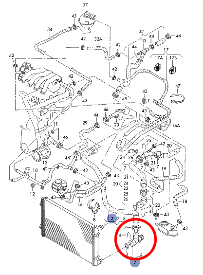 Coolant Flange / Junction